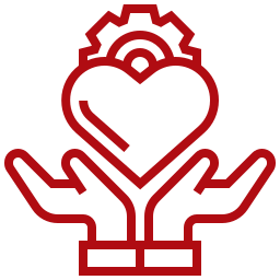 heart hands icon 